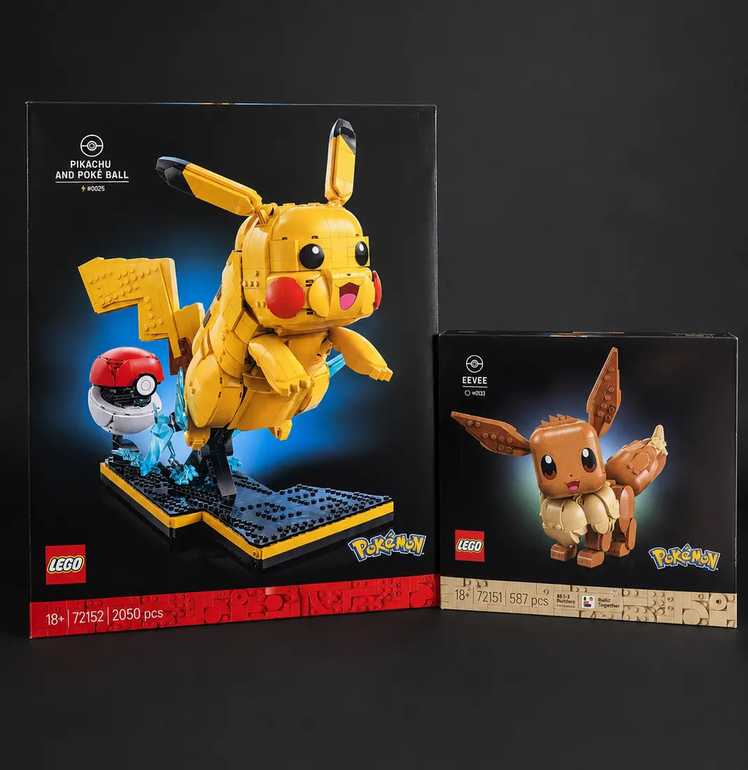 LEGO Pokémon Pikachu, Poké Ball and Eevee prize bundle